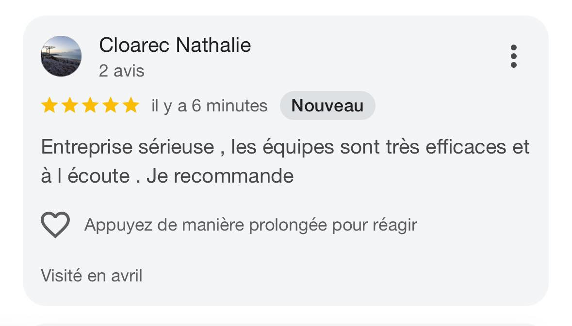✨[NOUVEL AVIS CLIENT]👏  ⭐️⭐️⭐️⭐️⭐️  Vos avis nous motivent à continuer…